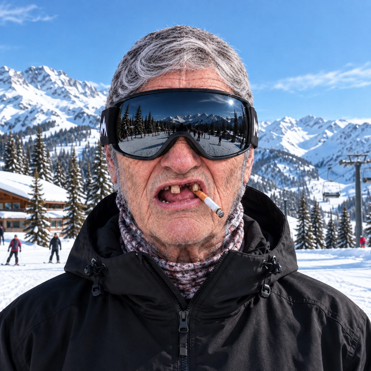 Alpine Faces-Ski Mask