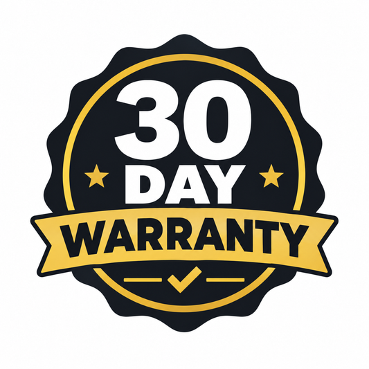 + 30 Day Warranty